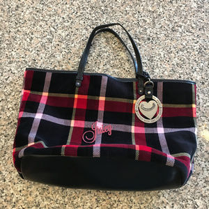 Juicy Couture Black & Red Plaid purse